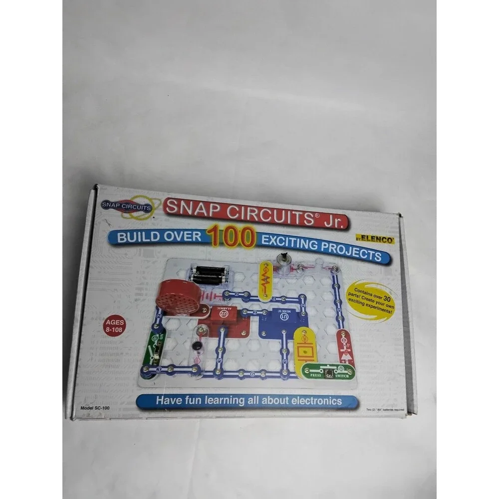 SNAP CIRCUITS JR.   By ELENCO  (Missing fan)  Model SC-100  (2012)